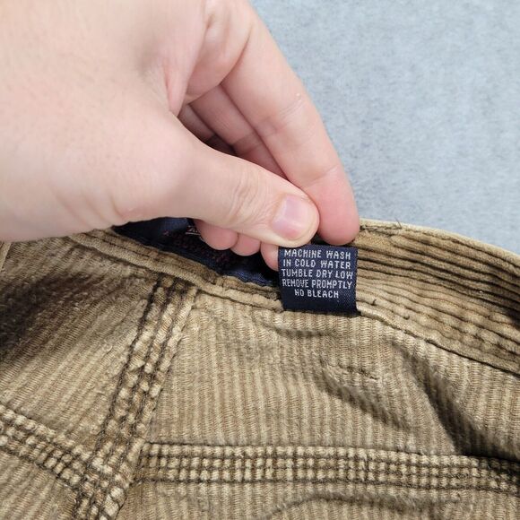 American Eagle Dungarees‎ Men's 33x30 Corduroy Pants Beige AE Read - Picture 8 of 11